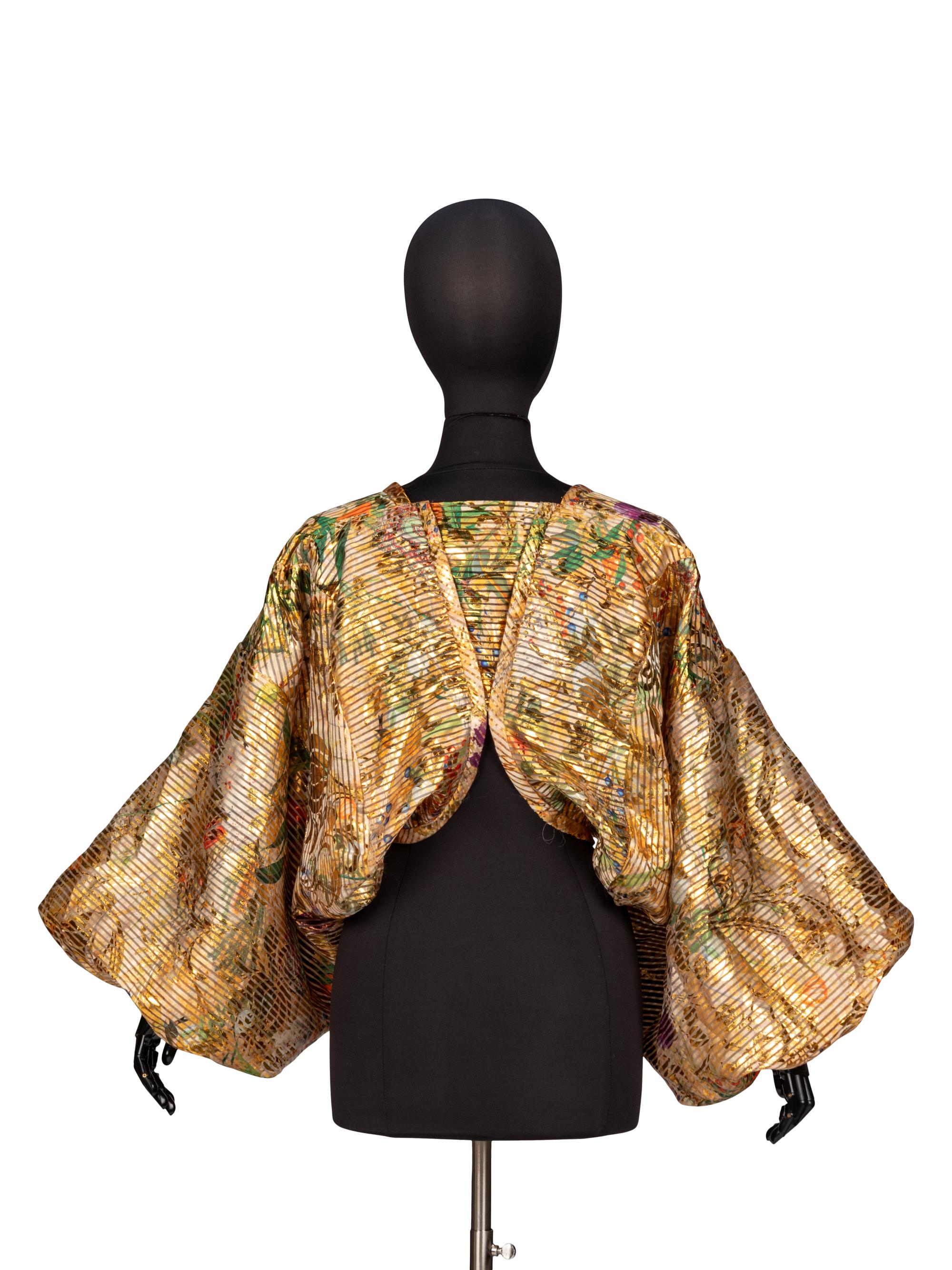 Vivienne Westwood, Gold Floral Bolero Top