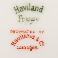 A Haviland Limoges Porcelain Dinner Service