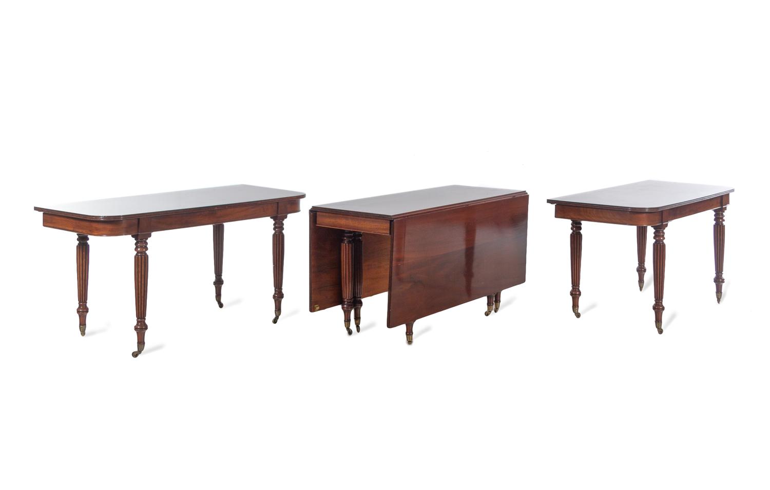 An English Mahogany Extension Dining Table