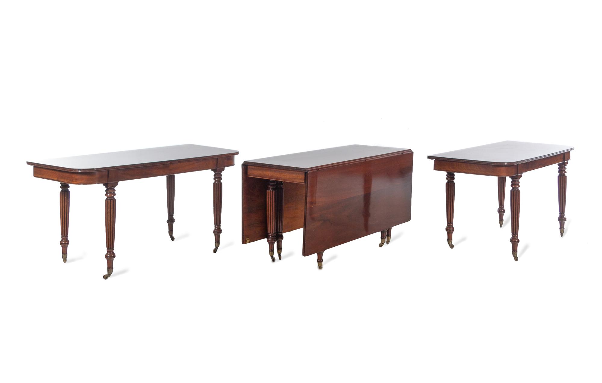An English Mahogany Extension Dining Table