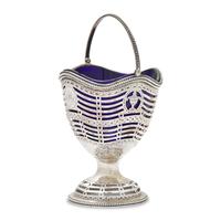 A George III Pierced Silver Sugar Basket