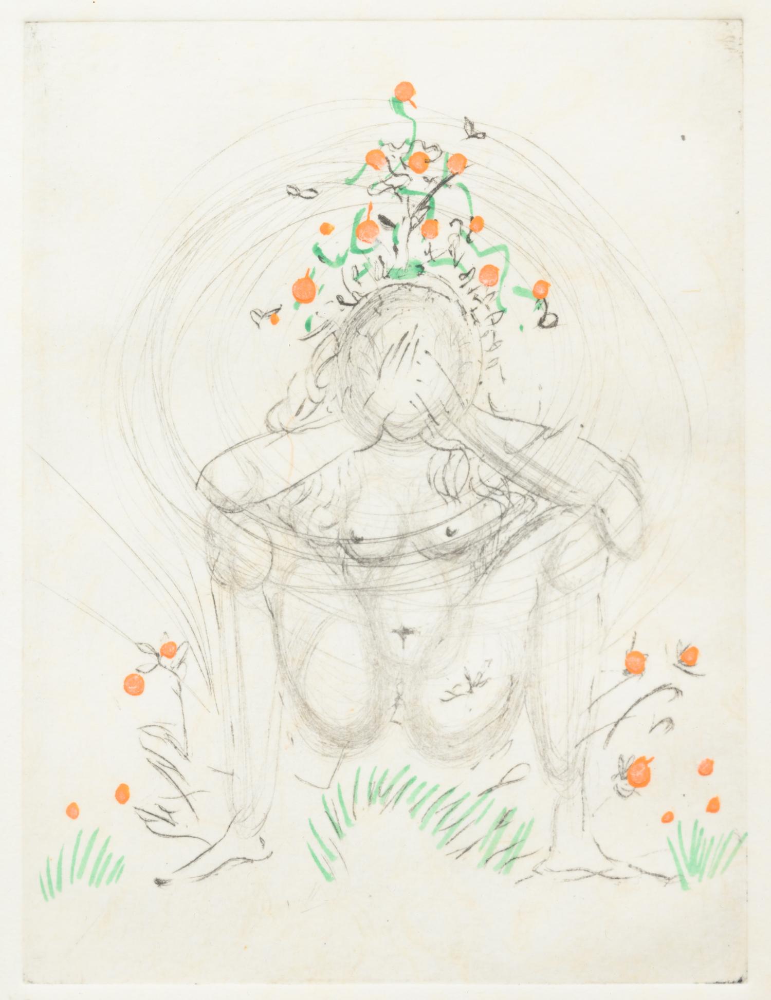 Petites Nus (from Apollonaire ) (a group of 7 prints from the portfolio of 8)