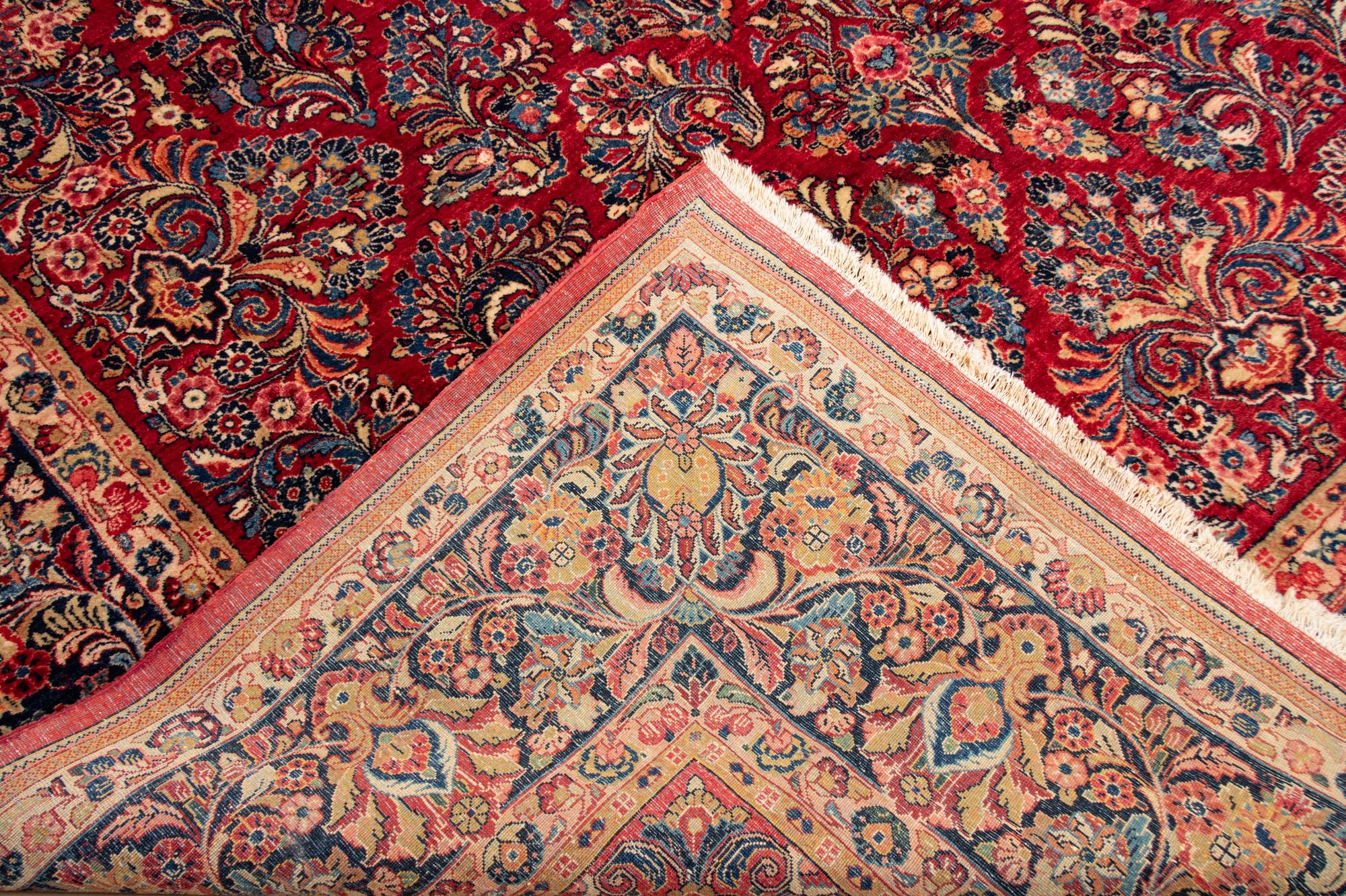 A Sarouk Wool Rug
