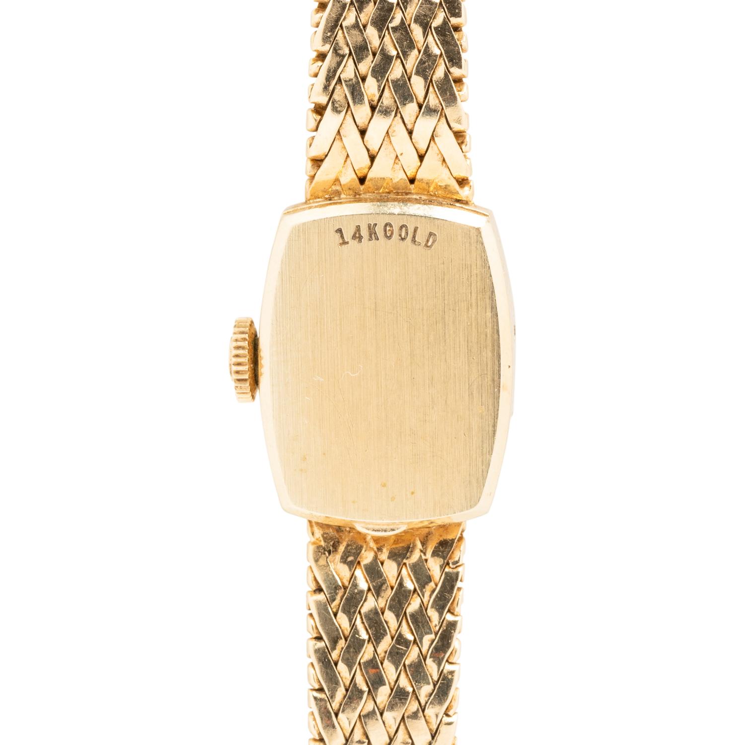 OMEGA, 14K YELLOW GOLD WATCH