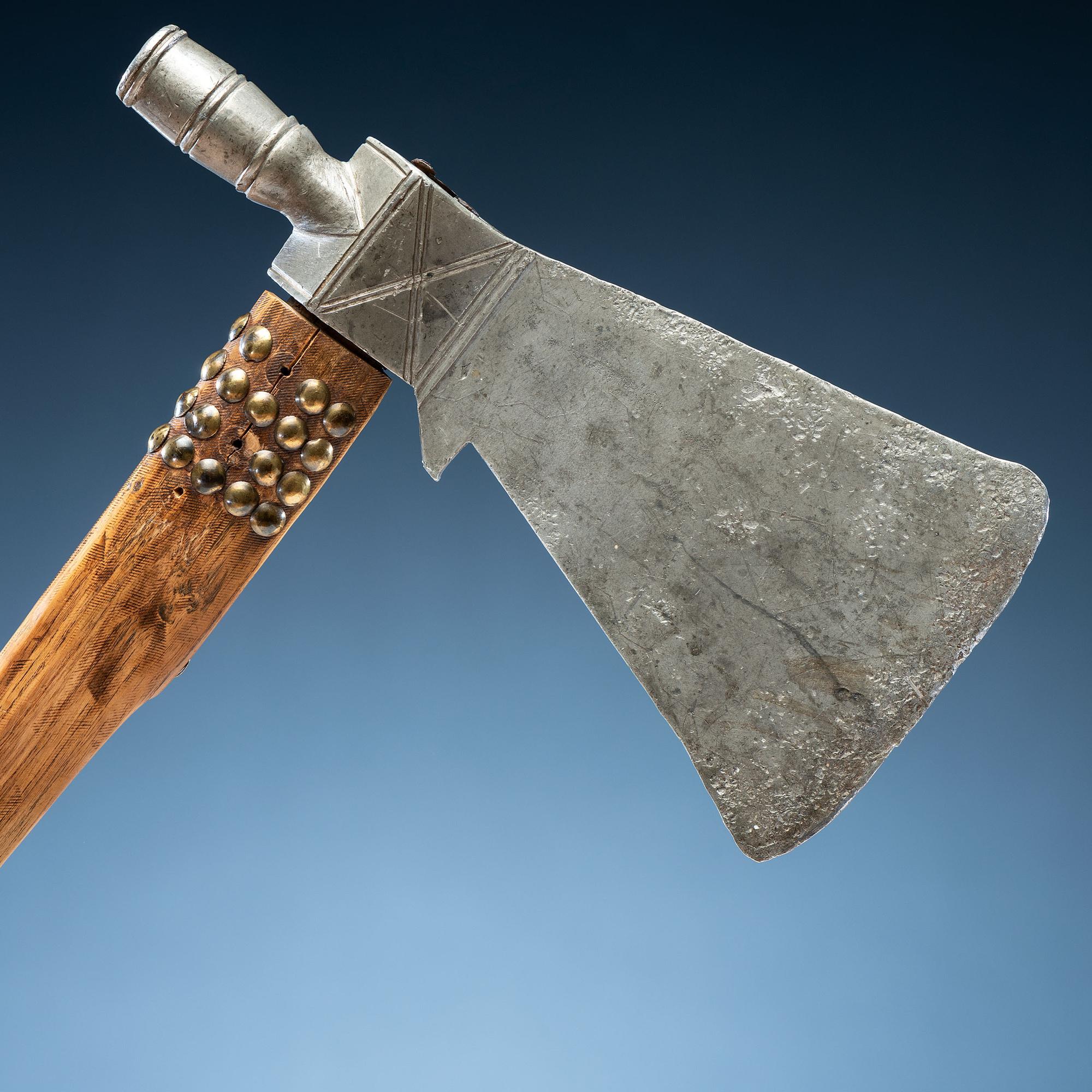 Plains Pipe Tomahawk, with Rocker Engraved Blade