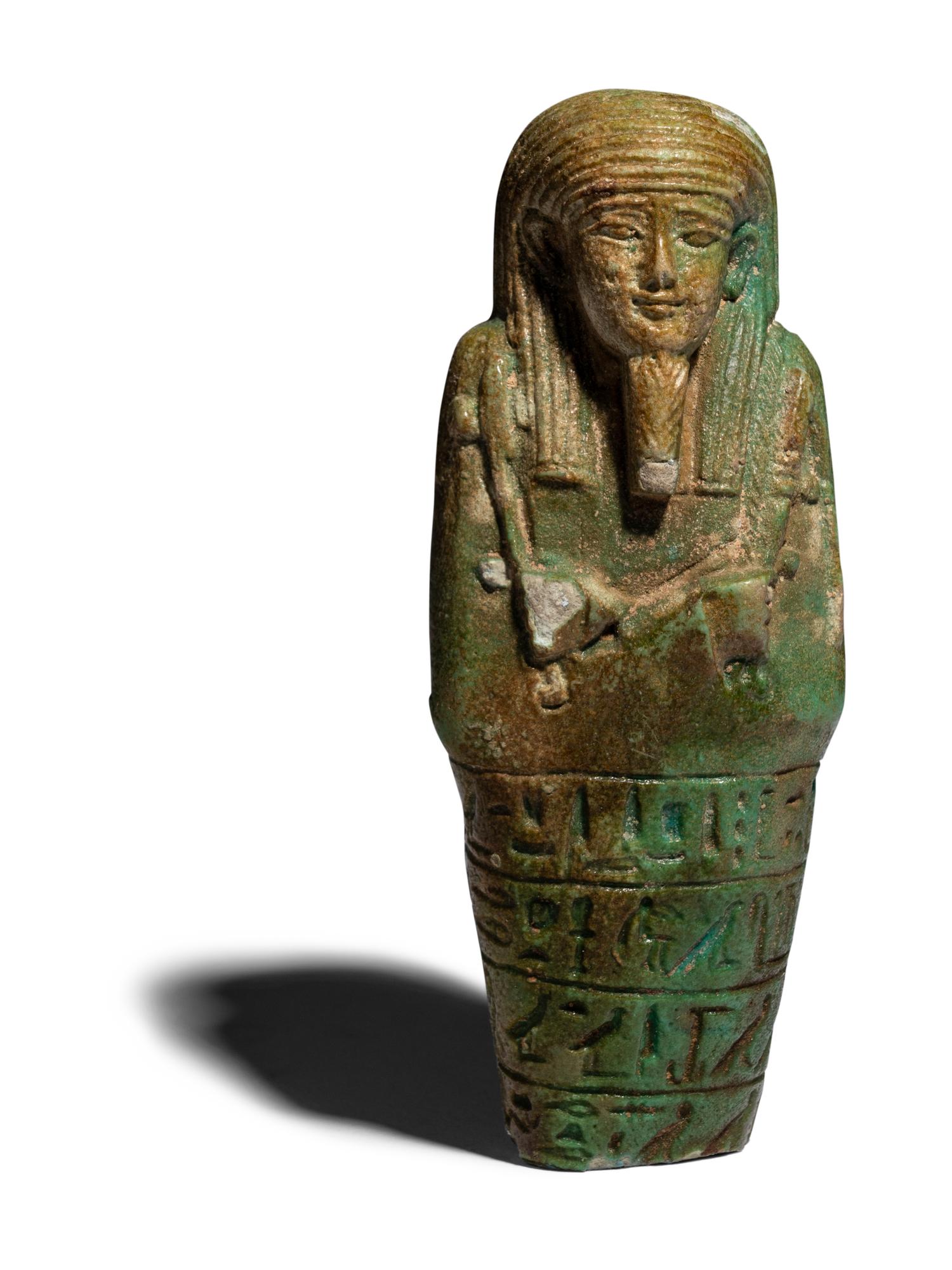 An Egyptian Faience Ushabti