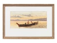 Haida Canoes on the Shore
