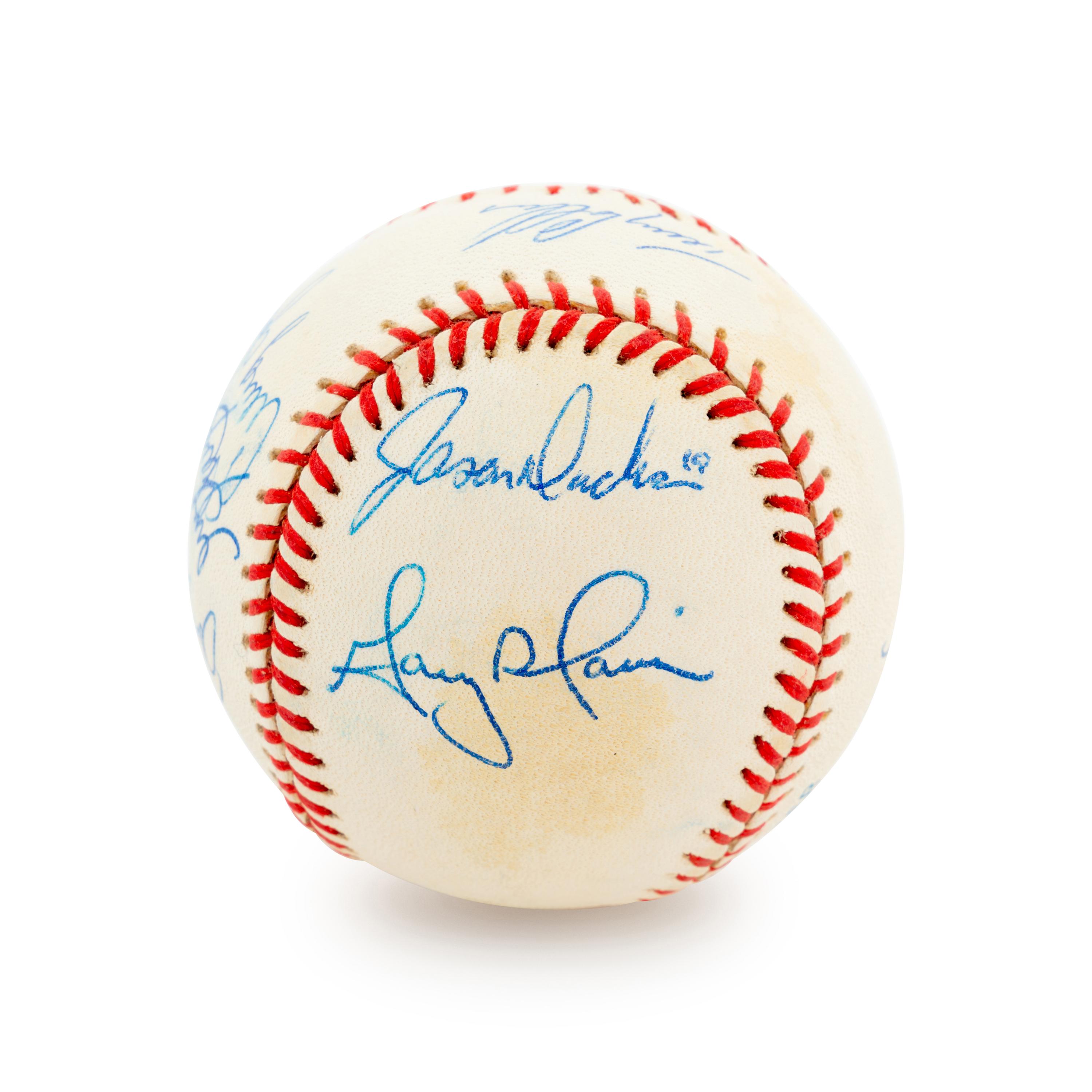 A Group of 19 Los Angeles Angels Signed Baseballs,