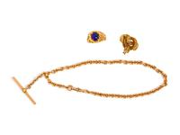 A Collection of Yellow Gold Jewelry,