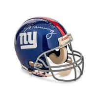 An Eli Manning Signed Autograph New York Giants Full Size Helmet