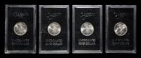 A Group of Four 1881-CC GSA: Morgan $1 Coins