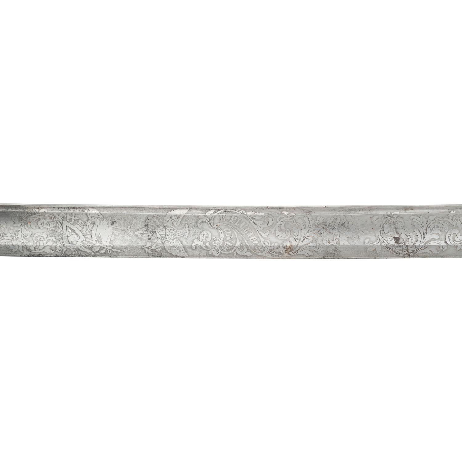 Model 1850 Foot Officers Sword Inscribed to Lt. James Reeves 24th NJ - Wounded at Fredericksburg & Chancellorsville with CDV