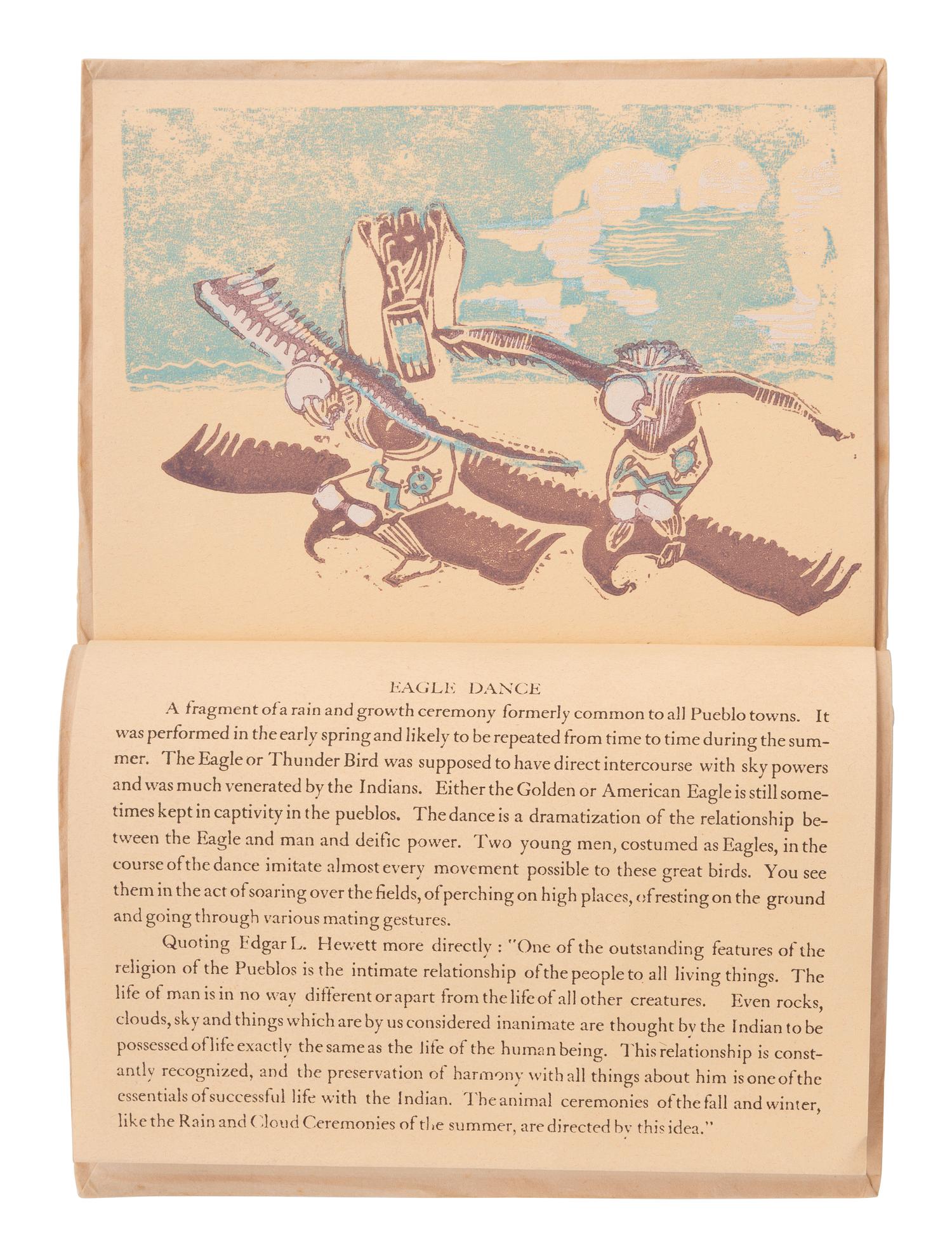 [NATIVE AMERICANS] S(tewart), D(orothy) N. Indian Ceremonial Dances in the Southwest.