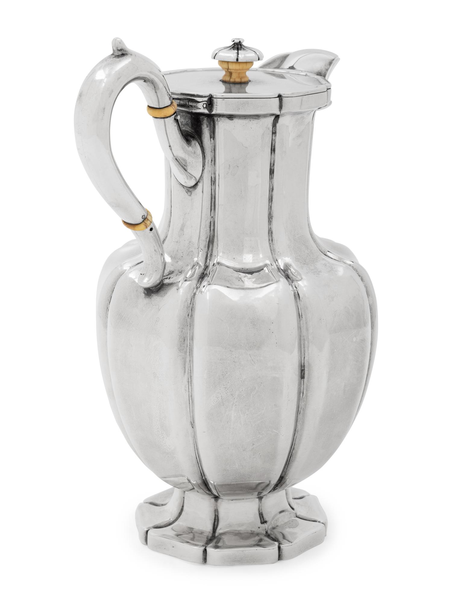 An American Silver Milk Pitcher
