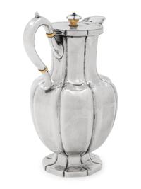 An American Silver Milk Pitcher