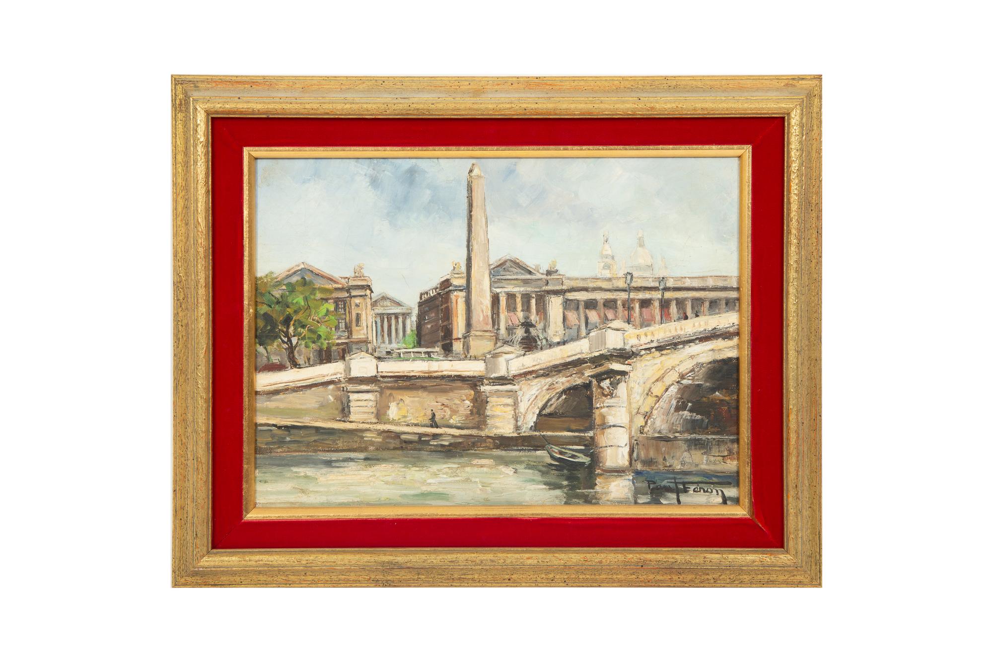 Eighteen Parisian Street Scene Paintings