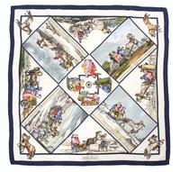 An Hermes 90cm Silk Scarf, 36" x 36".