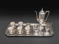 An American Silver Demitasse Service