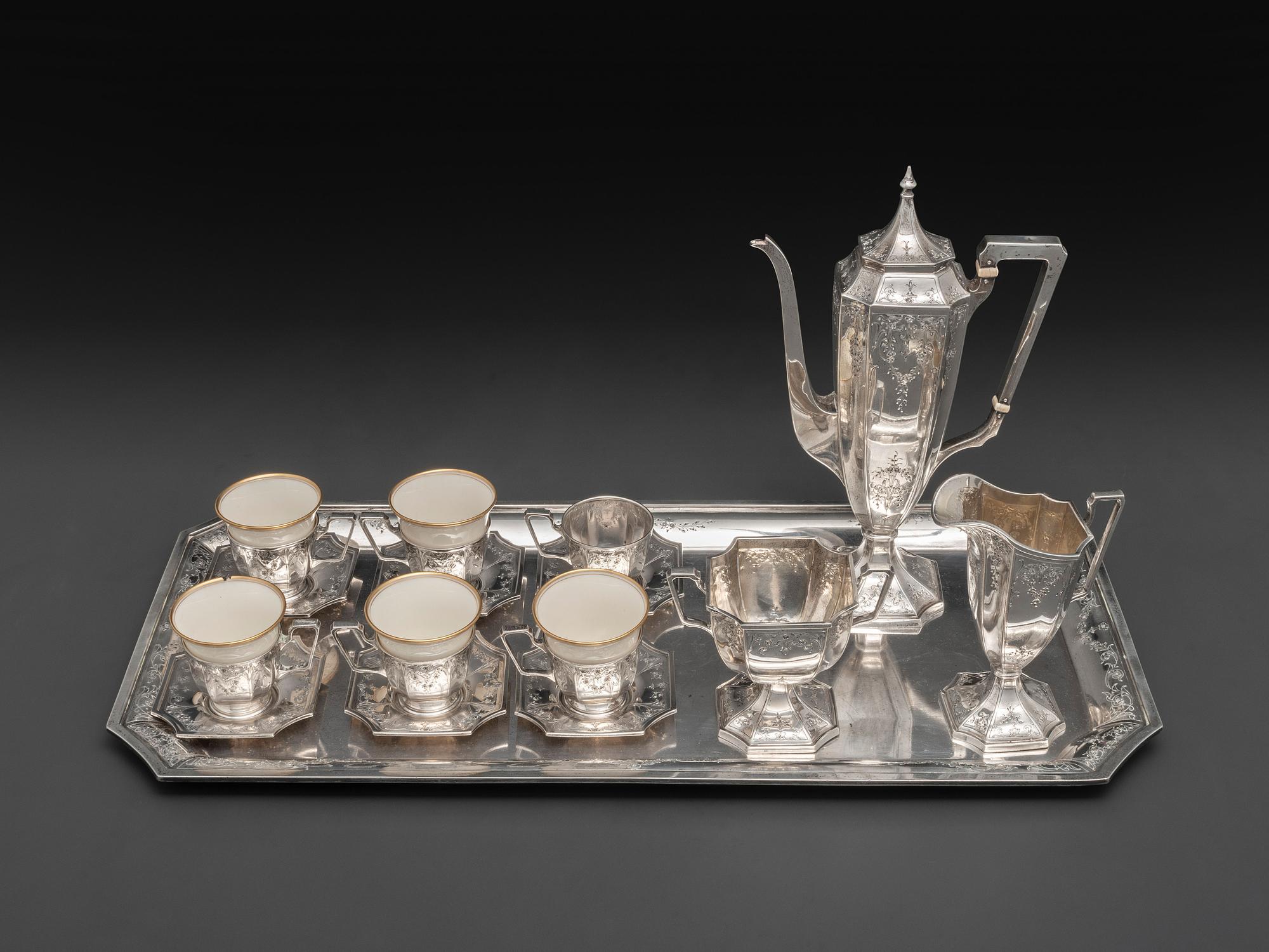 An American Silver Demitasse Service