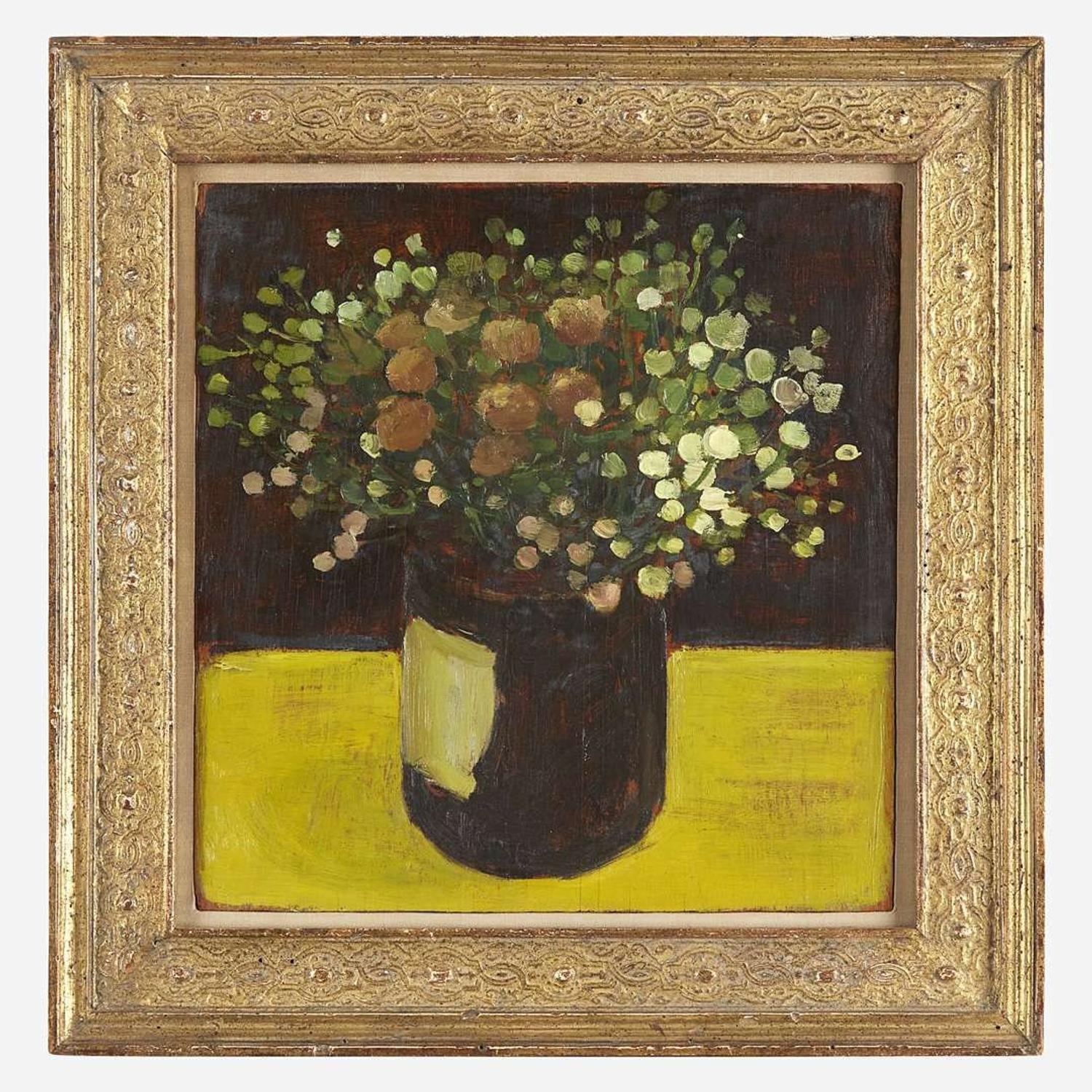 Albert York (American, 1928–2009) Jar of Wildflowers