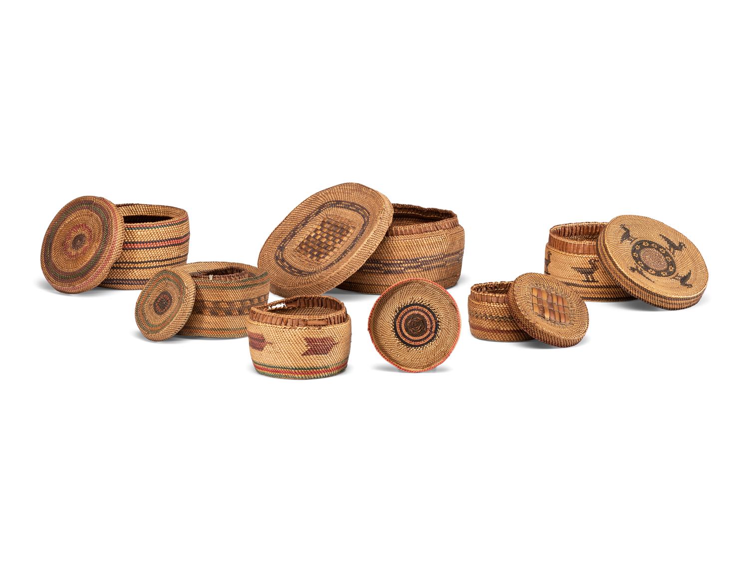 Makah Trinket Baskets