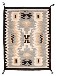 A Navajo Storm Pattern Weaving / Rug