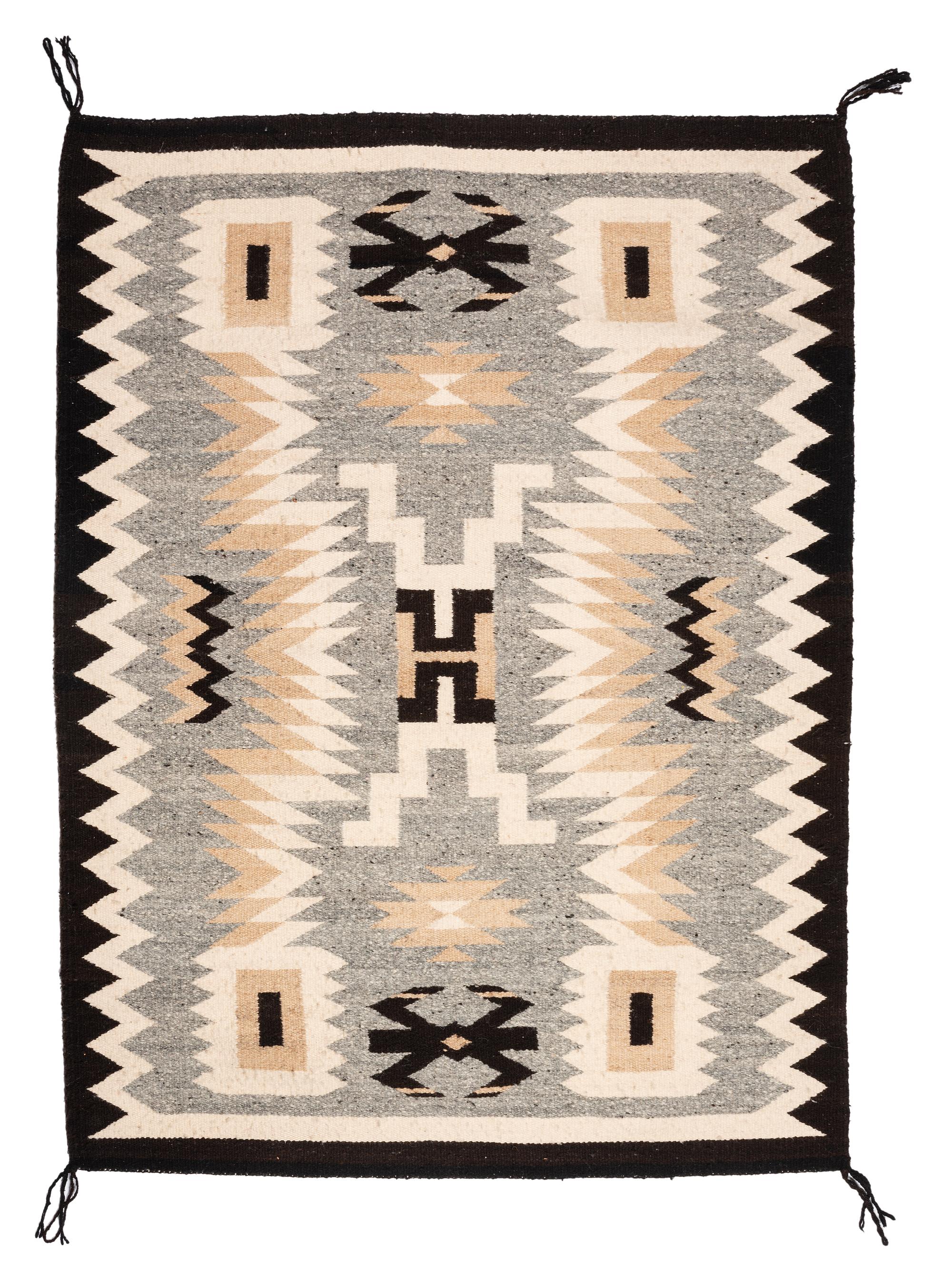 A Navajo Storm Pattern Weaving / Rug