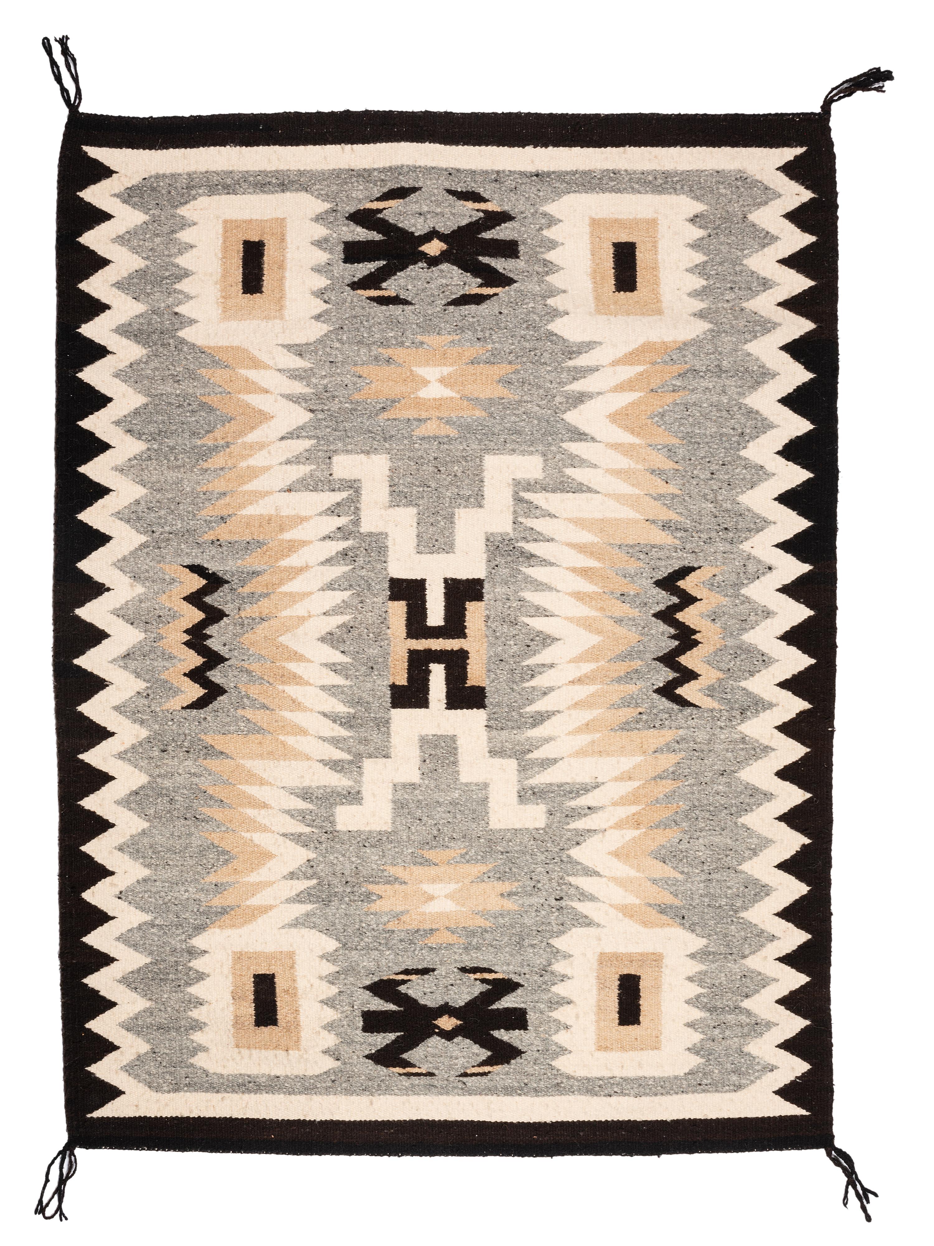 A Navajo Storm Pattern Weaving / Rug