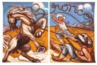 Luis Jimenez, (American, 1945-2006), Bronco (Cowboy and Horse), 1978