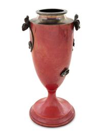 An American Arts and Crafts Mixed Metal Vase