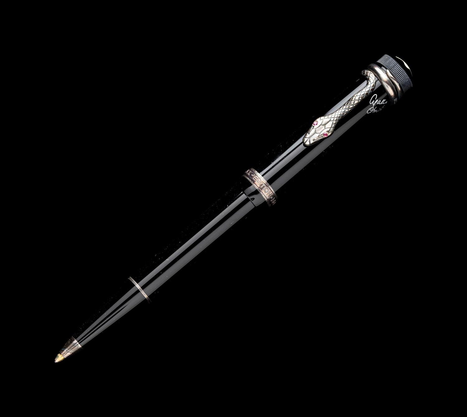 A Montblanc Agatha Christie Limited Edition Ballpoint Pen
