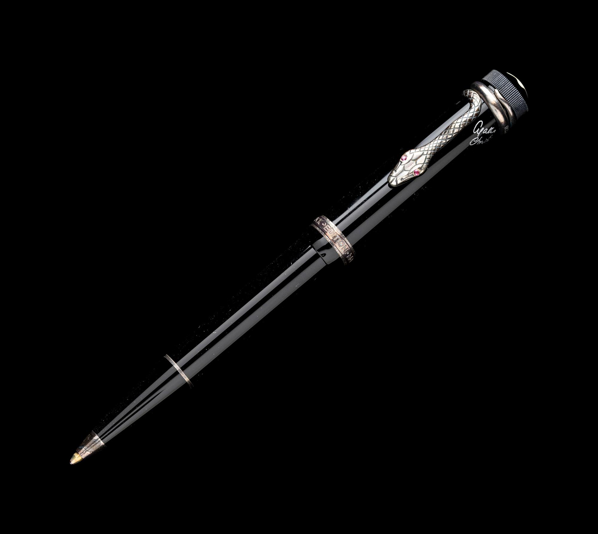 A Montblanc Agatha Christie Limited Edition Ballpoint Pen