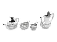 A George III Silver Four-Piece Tea and Coffee Service