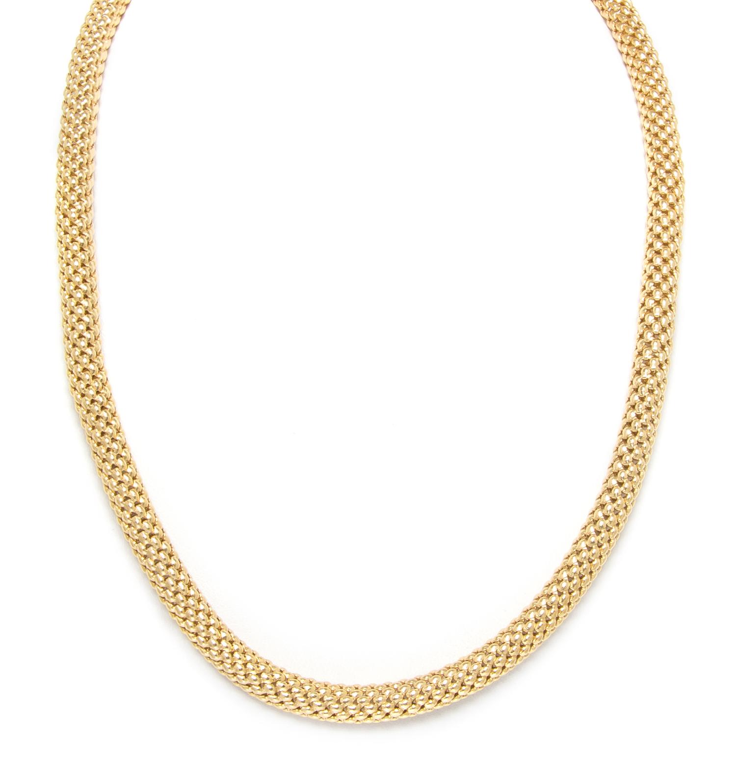 An 18 Karat Yellow Gold Necklace, Kira, 31.00 dwts.