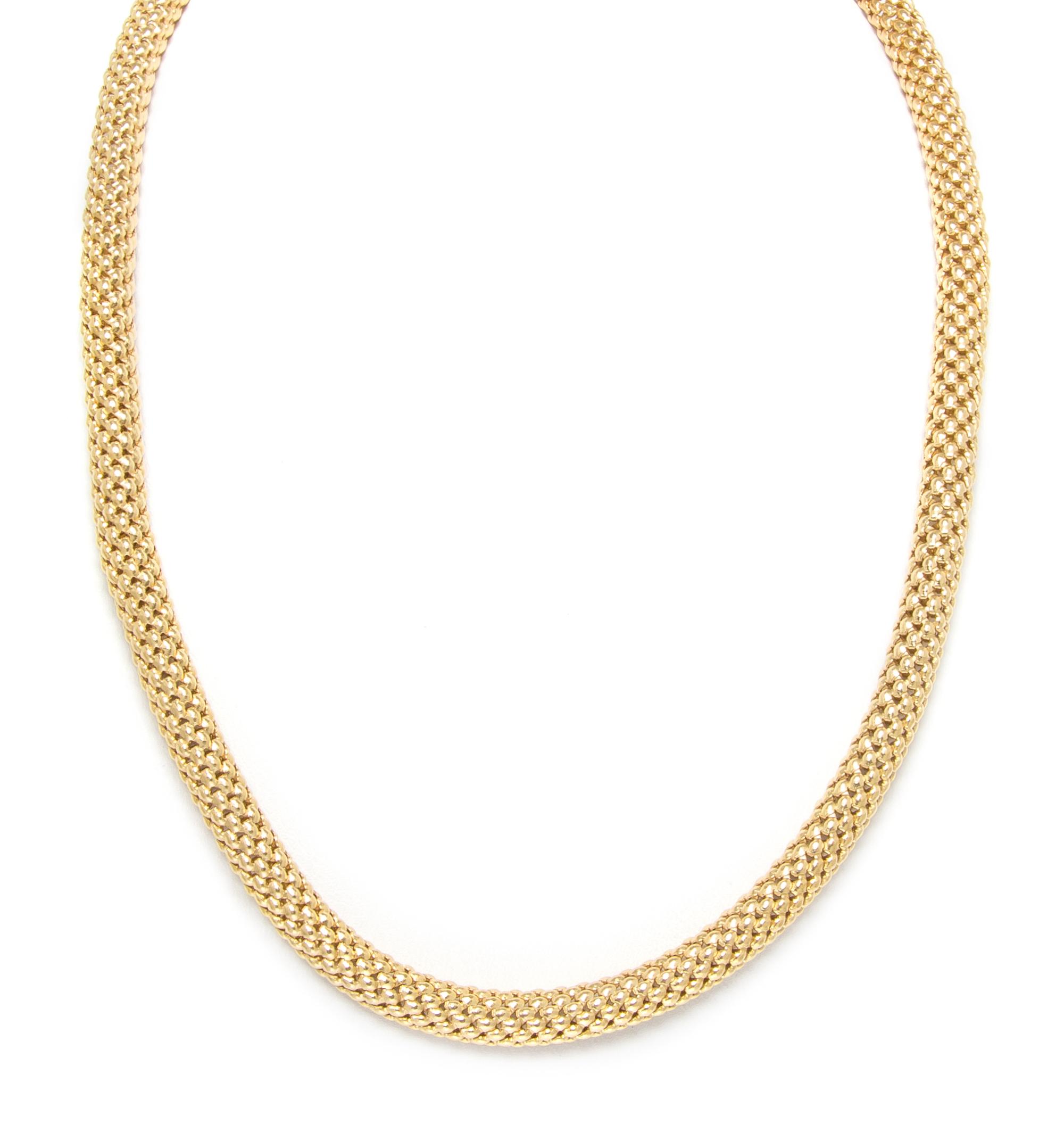 An 18 Karat Yellow Gold Necklace, Kira, 31.00 dwts.