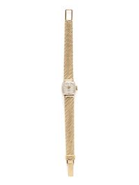 OMEGA FOR CARTIER, YELLOW GOLD WATCH