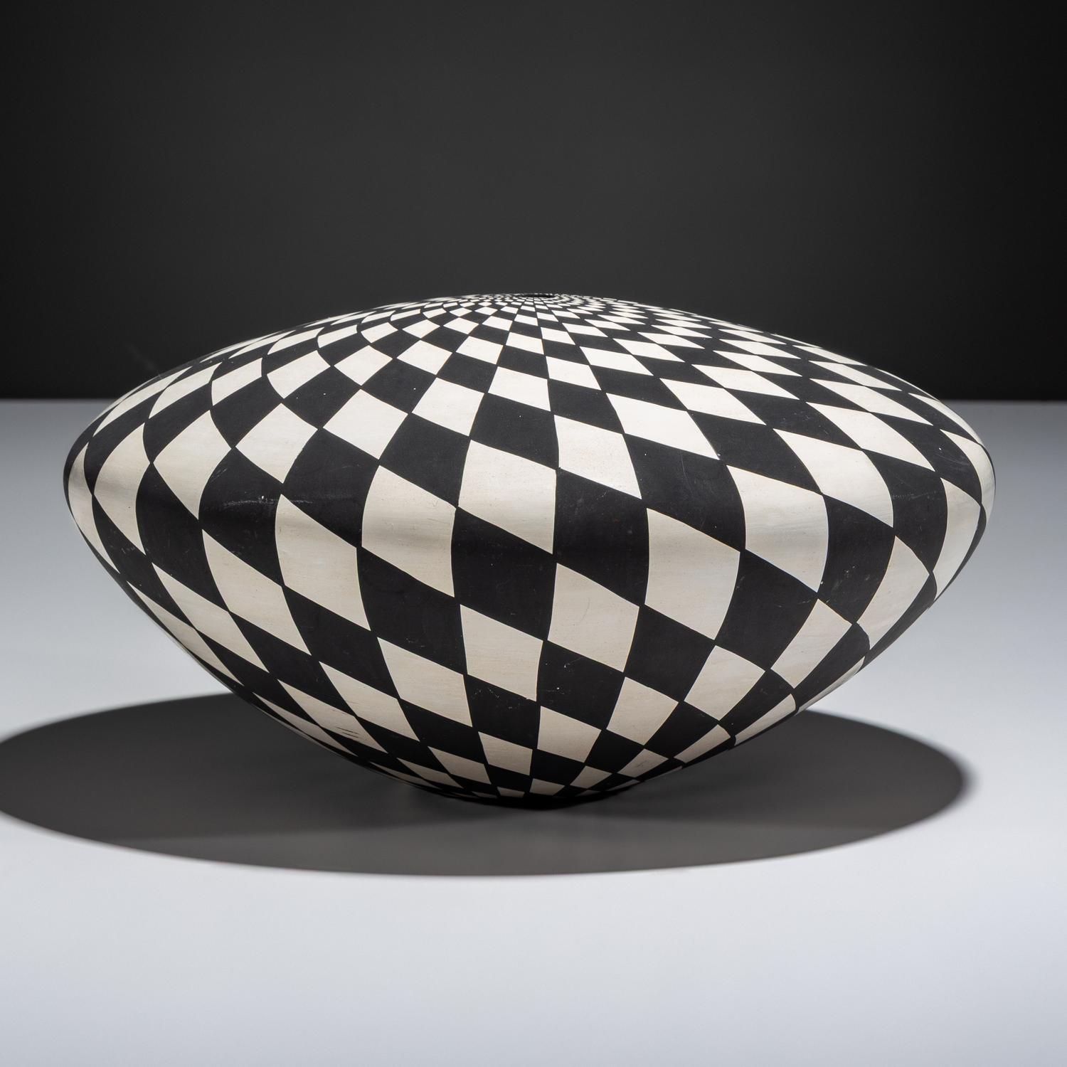 Pottery Jar, Op-Art Design