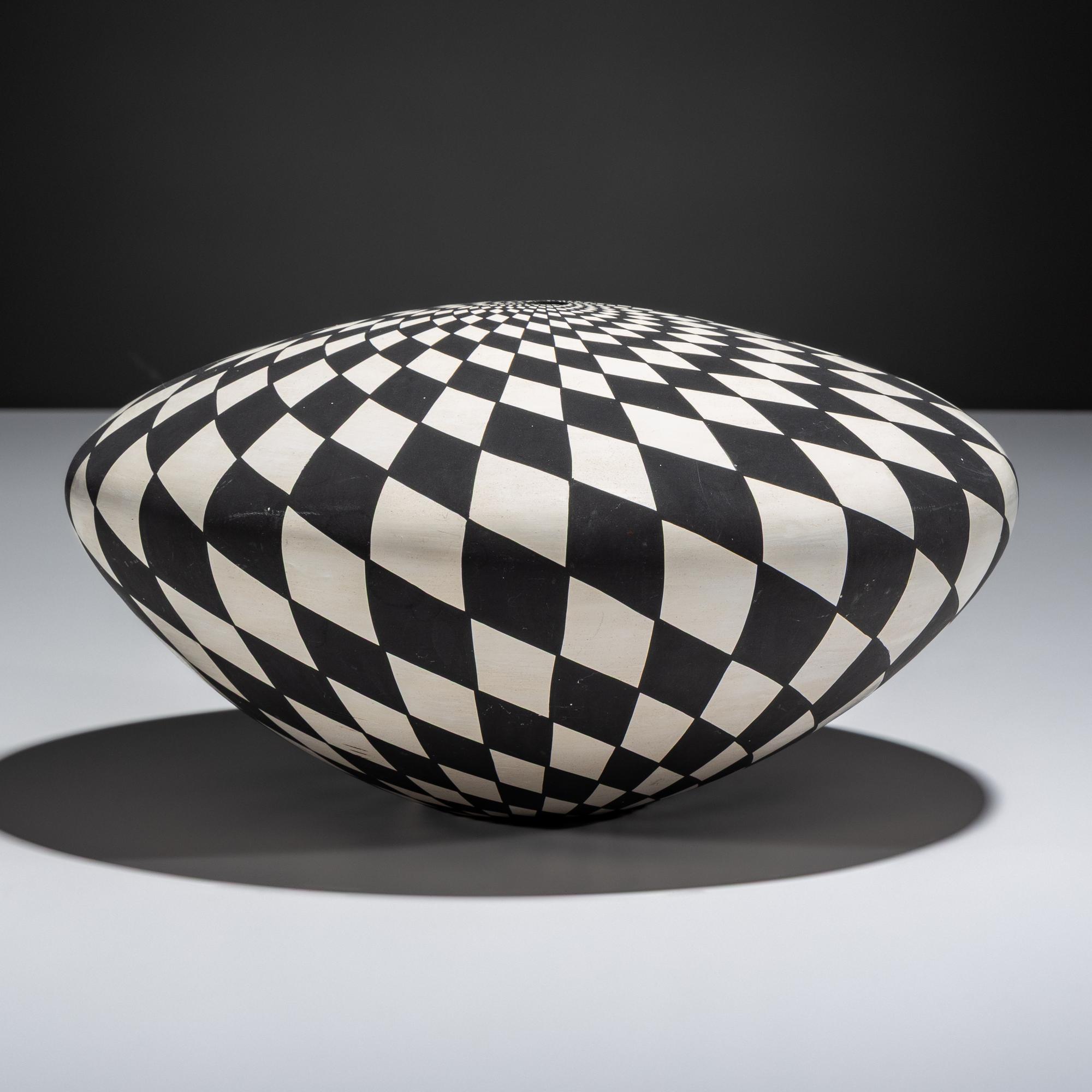 Pottery Jar, Op-Art Design