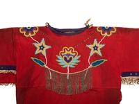 Plateau Beaded Wool Dress