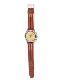 CROTON, VINTAGE, STEEL CHRONOGRAPH WRISTWATCH