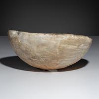 Ancestral Pueblo, Mimbres Black-on-White Pottery Bowl, Transformational Fish