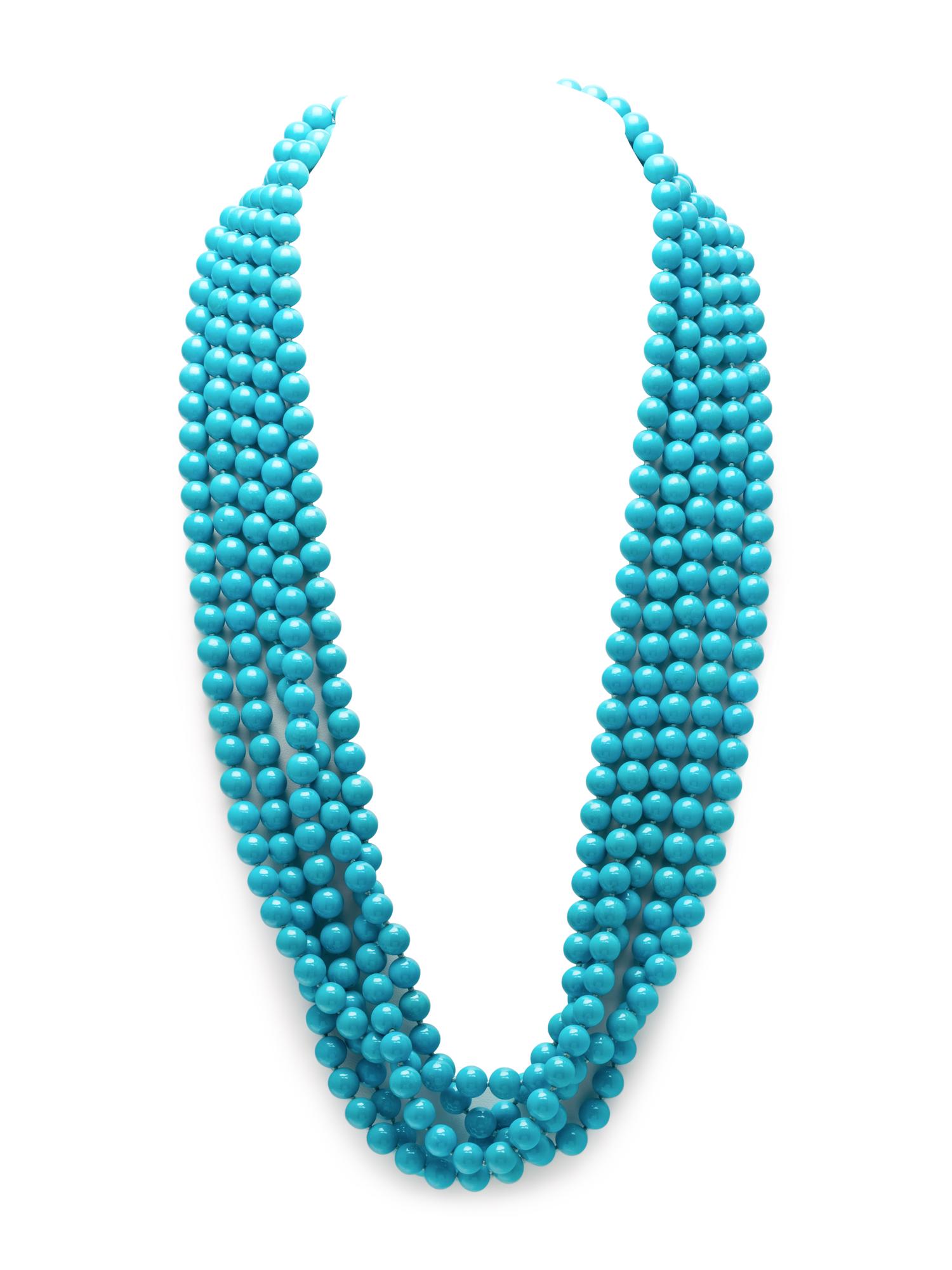 TURQUOISE BEAD NECKLACE