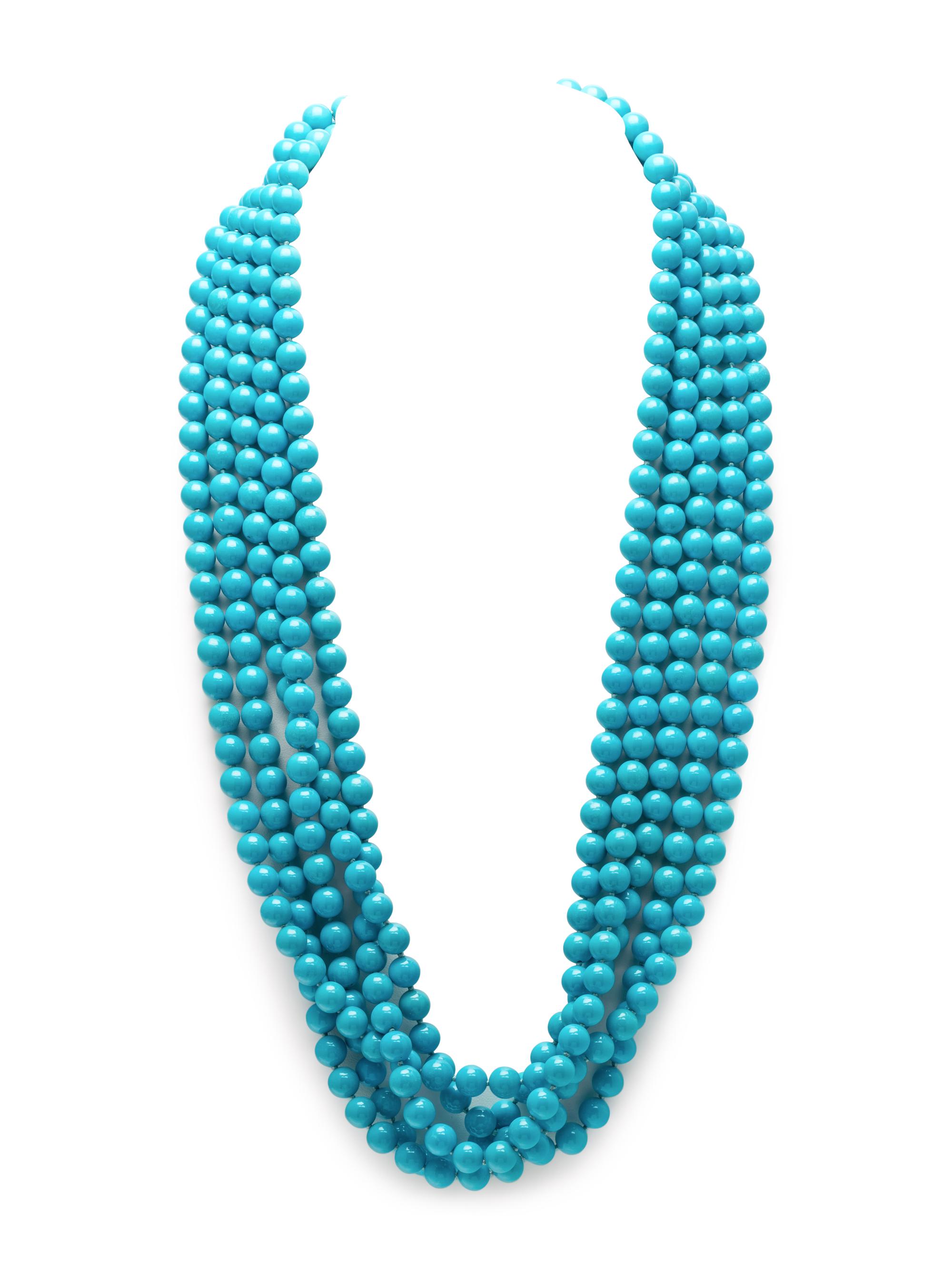 TURQUOISE BEAD NECKLACE