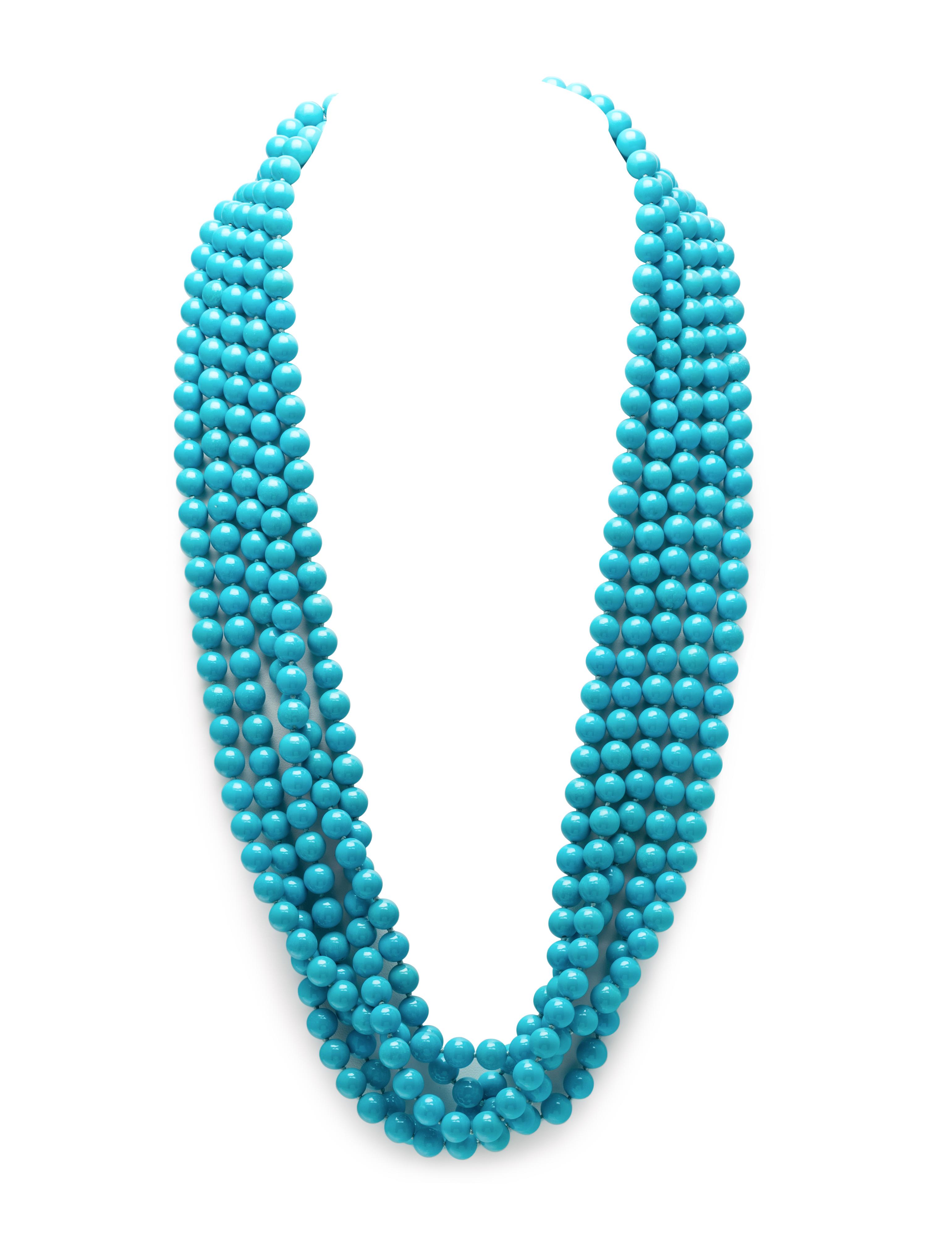 TURQUOISE BEAD NECKLACE