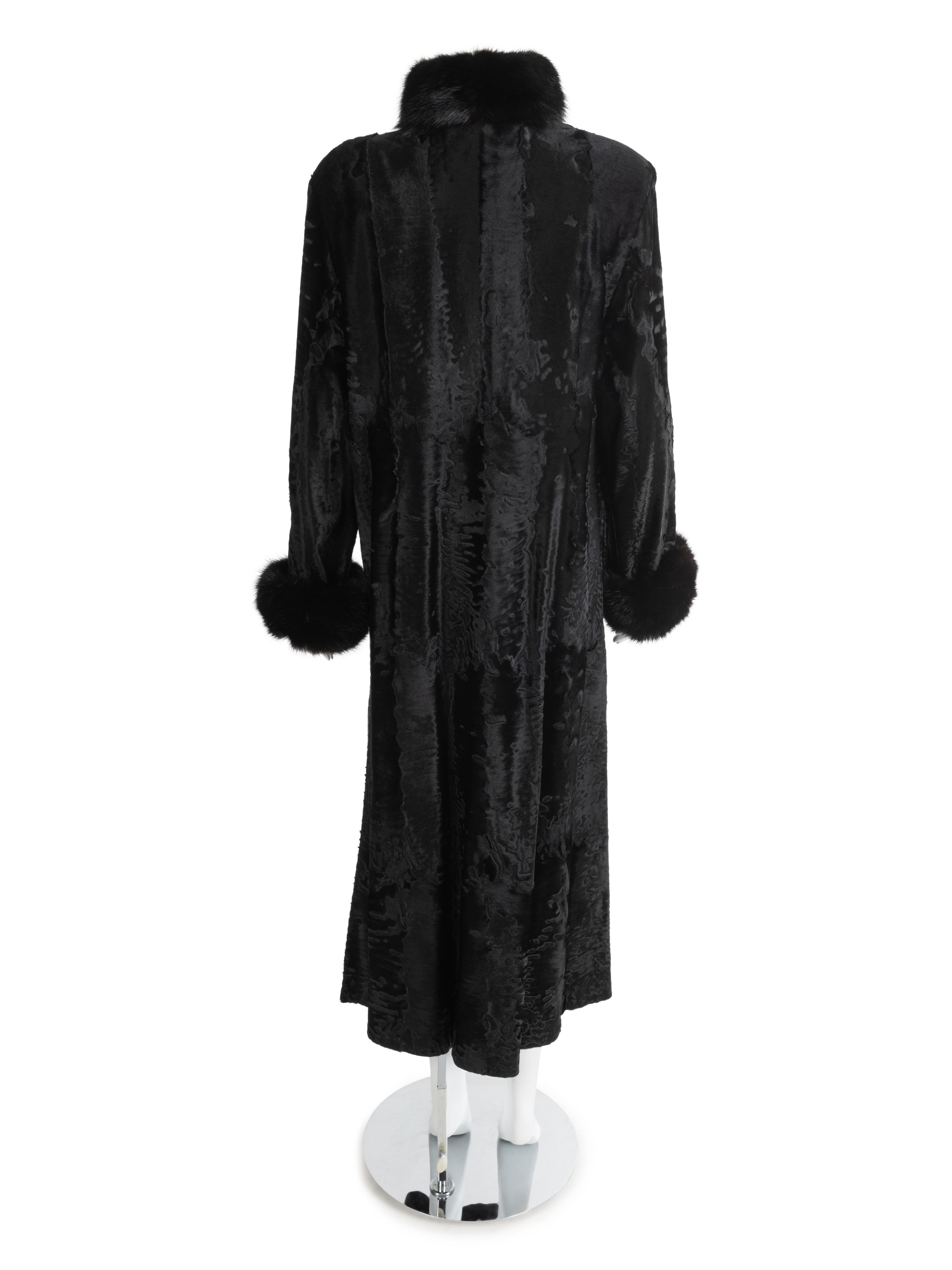 Guiliana Teso Lamb & Fox Fur Coat, 2000-10s