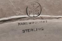 An Arts & Crafts Spot-Hammered Silver Compote