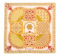An Hermes Silk Pocket Square, 16"x16".