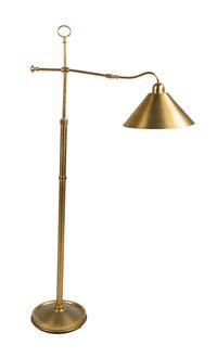 A Brass Floor Lamp Height 53 inches.