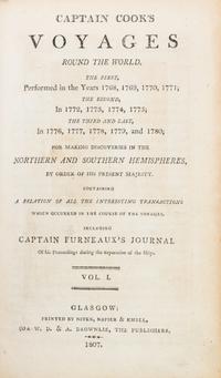 COOK, CAPTAIN JAMES. Captain Cook's Voyages Around the World. Glasgow, 1807. 2 (of 3) vols.