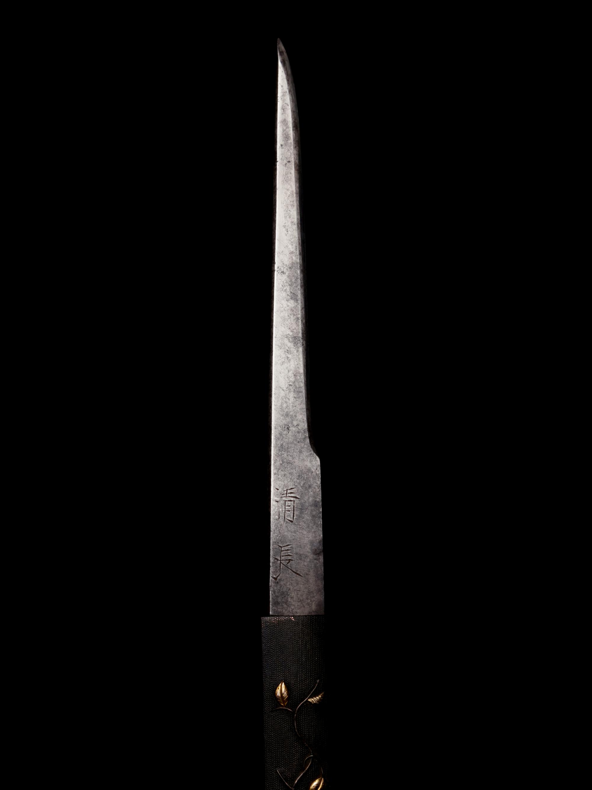 Eight Mixed Metal Kozuka with Kogatana Blades